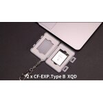 Cmjaagur - , 2 × xqb b, etui pour carte mmoire de stockage, pendentif, transparent[m1641]