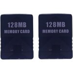 Cmjaagur - 2pcs carte mmoire 128 mo pour ps2[m112]