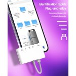 Cmjaagur - adaptateur pour iphone(5en1)lightning chargeur cble vers 3. 5mm ecouteur auxiliaire audio ...