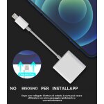 Cmjaagur - adaptateur de lecteur de carte sd(2 paquets) pour iphone 14 lecteur de carte micro sd 2 en ...