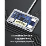 Cmjaagur - adaptateur lightning cartes lecteur sd micro sd lecteur de carte usb 3. 0 (6 en 1) pour apple ...