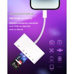 Cmjaagur - adaptateur lightning vers usb lecteur carte sd(5 en 1)otg 3. 0 micro sd card reader pr aux ... Cmjaagur - adaptateur lightning vers usb lecteur carte sd(5 en 1)otg 3. 0 micro sd card reader pr aux ...
