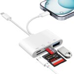 Cmjaagur - [apple mfi certified] lecteur carte sd pour iphone ipad, usb c lightning adaptateur carte ...