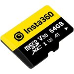 Cmjaagur - carte mmoire microsd uhs - iii v30 pour camras d'action one x / one x2 / x3 / x4, one r ...
