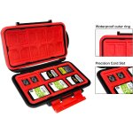 Cmjaagur - etui de transport rsistant a l'eau et antichoc pour 24 cartes tf et 12 cartes sd[m1205]