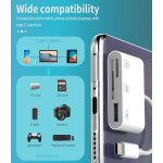Cmjaagur - hub usb c pour iphone 15 pro plus lecteur de carte sd type c tf adaptateur multiport otg 3 ...