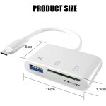Cmjaagur - lecteur adaptateur carte sd, lecteur carte usb c, 3 en 1 lecteur pour sd, tf, usb. peut etre ... Cmjaagur - lecteur adaptateur carte sd, lecteur carte usb c, 3 en 1 lecteur pour sd, tf, usb. peut etre ...