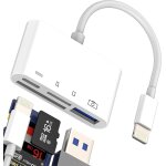 Cmjaagur - lecteur de carte sd micro sd usb vers lightning adaptateur (4 en1)pour apple iphone ipad carte ... Cmjaagur - lecteur de carte sd micro sd usb vers lightning adaptateur (4 en1)pour apple iphone ipad carte ...