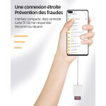 Cmjaagur - lecteur de carte sd micro sd vers usb - c (2en1)pour iphone 16 15 pro adaptateur carte mmoire ...
