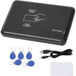 Cmjaagur - lecteur de carte usb rfid duplicateur copieur de carte 125khz avec etiquette de cl 5 pices ...