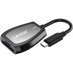 Cmjaagur - lecteur professionnel double fente avec connecteur usb - c pour carte sd et microsd uhs - ...