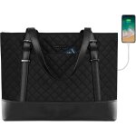 Cmjaagur - sac cabas femme pour ordinateur portable 15, 6 pouces, sacoche pour ordinateur, sac de cours ...