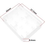 Cmjaagur - store lot de 5 etuis pour cartes mmoire sd tf 57, 7 x 43 x 8, 4 mm 8 emplacements etanches ...