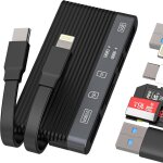 Cmwx - lecteur de carte usb c lightning vers sd (6 en2) usb otg 3. 0 adaptateur micro sd tf card reader ...
