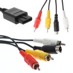 Cnyo 1. 8 m 6ft av tv s - vido super pour nintendo pour gamecube 64 pour snes pour ngc pour n64 av ...