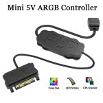 Col'hymoon ar - 1 rvb contrôleur câble 5v 3 broches 3pin à sata argb mini contrôleur hub adaptateur pour ... Col'hymoon ar - 1 rvb contrôleur câble 5v 3 broches 3pin à sata argb mini contrôleur hub adaptateur pour ...