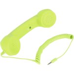 Combin� de t�l�phone portable, combin� t�l�phonique r�tro filaire de 3, 5 mm avec adaptateur usb c, combin� ...