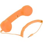 Combin de tlphone portable, combin tlphonique rtro filaire de 3, 5 mm avec adaptateur usb c, combin ...