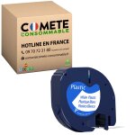 Comete - 91331 - 1 ruban compatible pour etiqueteuses dymo 91331 letratag - 12mm x 4m noir sur blanc ... Comete - 91331 - 1 ruban compatible pour etiqueteuses dymo 91331 letratag - 12mm x 4m noir sur blanc ...