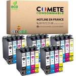 Comete, marque frana - 16xl - 20 cartouches d'encre compatibles avec 16 xl stylo plume - pour cartouche ...
