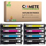 Comete, marque franaise - 201x cf400x - cartouche de toner noir compatible avec hp 201x 201a hp cf400x ...