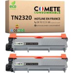 Comete, marque franaise - tn2320 - 2 toners compatibles avec brother tn - 2320 tn - 2310 - toner tn2320 ...