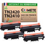 Comete, marque franaise - tn2420 - 4 toners compatibles avec brother tn2420 (ou tn2410) - pour brother ...