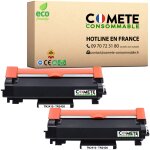 Comete - tn2420 - 2 cartouches toners compatibles avec brother tn2420 tn - 2420 noir - comete consommable ...