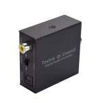 Commutateur bidirectionnel coaxial  optique spdif, convertisseur audio numrique stro, adaptateur ...