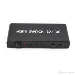 Commutateur hdmi 3x1 yatek yk - 0301, prend en charge la 3d, slectionne, amplifie et le signal hdmi