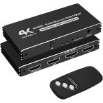 Commutateur hdmi 4 k 60 hz, commutateur hdmi 2. 0 3 en 1 sortie, boîtier de sélection hdmi 3 ports avec ... Commutateur hdmi 4 k 60 hz, commutateur hdmi 2. 0 3 en 1 sortie, boîtier de sélection hdmi 3 ports avec ...