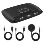 Commutateur kvm, 2 ports, 4k, hdmi, vga, bo�te de s�paration pour le partage, clavier, souris, commutateur ...