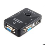 Commutateur kvm avec deux entr�es et une sortie, port usb 2royaume - uni, commutateur h�te multi - ordinateur ...