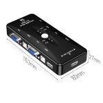 Commutateur kvm compatible hdmi, 4 ports usb, l�ger et portable, pas d'espace, bo�tier 4 en 1, 4k 1080p, ...