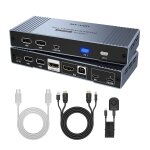 Commutateur kvm hybride usb c hdmi 2 ports 4k60hz - clavier souris imprimante compatible avec macbook ... Commutateur kvm hybride usb c hdmi 2 ports 4k60hz - clavier souris imprimante compatible avec macbook ...