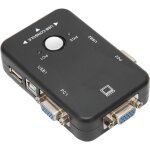 Commutateur kvm, sparateurs vido ultra hd 1920x1440, commutateur kvm dvi usb2. 0, port vga, prise en ...