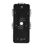 Commutateur kvm usb 2. 0, botier de commutation manuel vga 2 / 4 ports, adaptateur de partage vido ...