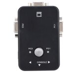 Commutateur kvm usb 2. 0, botier de commutation manuel vga 2 / 4 ports, adaptateur de partage vido ...