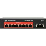 Commutateur poe swpoe82, 8 ports poe 100 mbps et 2 ports up link 100 mbps, 120 w, fonction d'extension ...