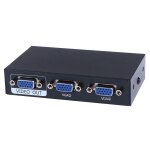 Commutateur vga pour ordinateur, 1 pi�ce, 2 ports, r�solution de commutation kvm 1920x1440, nouveau