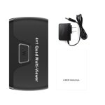 Commutateur vidéo 4 en 1, haute résolution 1080p, compatible hdmi, écran quad 4x1, temps réel, multi ... Commutateur vidéo 4 en 1, haute résolution 1080p, compatible hdmi, écran quad 4x1, temps réel, multi ...