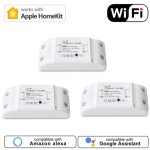 Commutateur wifi 10a, module intelligent, minuterie, contr�leur de lumi�re, sans fil, pour maison intelligente ...