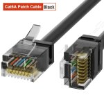 Comnen - lot de 24 cbles de raccordement ethernet cat6 / cat6a 10g, cordon de raccordement flexible ...