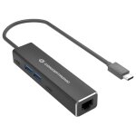 Conceptronic abby14b station d'accueil avec fil usb 3. 2 gen 1 (3. 1 gen 1) type - c gris