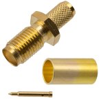 Connecteur / adaptateur sma - rp femelle pour câble coaxial rg58 à sertir - tv antenne écran satellite ... Connecteur / adaptateur sma - rp femelle pour câble coaxial rg58 à sertir - tv antenne écran satellite ...