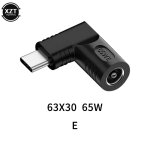 Connecteur d'alimentation pour ordinateur portable 65w dc, adaptateur convertisseur de chargeur pour ... Connecteur d'alimentation pour ordinateur portable 65w dc, adaptateur convertisseur de chargeur pour ...