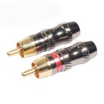 Connecteur audio rca mle, 1 / 5 paires, 7mm, cble plaqu or, adaptateurs de soudage, 2 / 10 pices ...