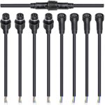 Connecteur de c�ble �tanche � 3 broches - 22 awg - 3 m - ip68 - c�ble d'extension rapide pour voiture, ...