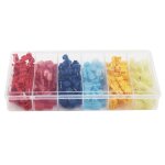 Connecteur de fil de c�ble isol� �tanche, 150 pi�ces, bornes �lectriques � sertir et � d�nuder soi - ...