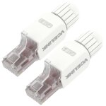 Connecteur rj45 sans outil cat6 cat5e, prise rj45 blind plaqu or, fiche male facile, connecteur rseau ...